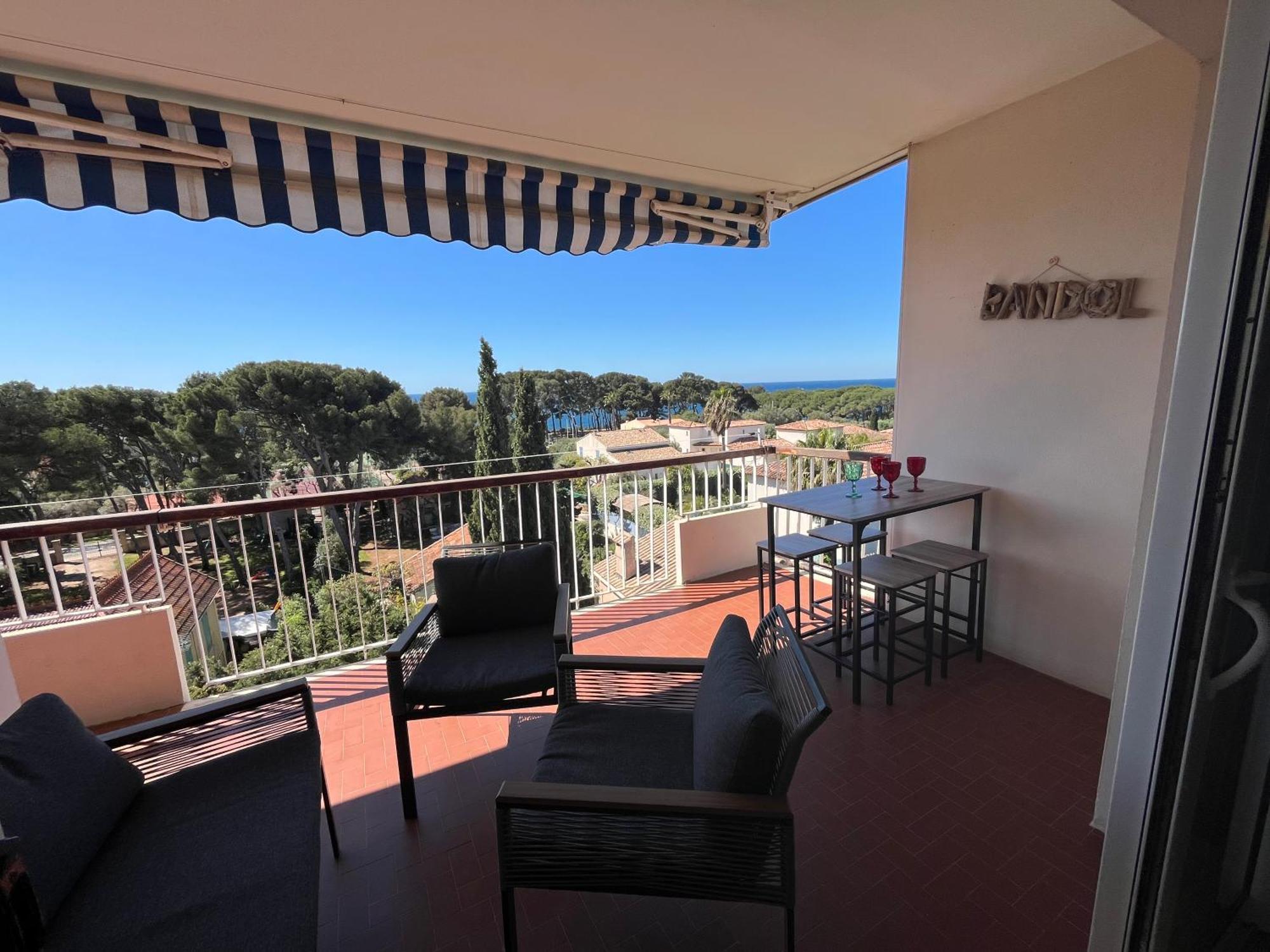 Appartement T3 Terrasse Vue Mer Bandol Eksteriør billede