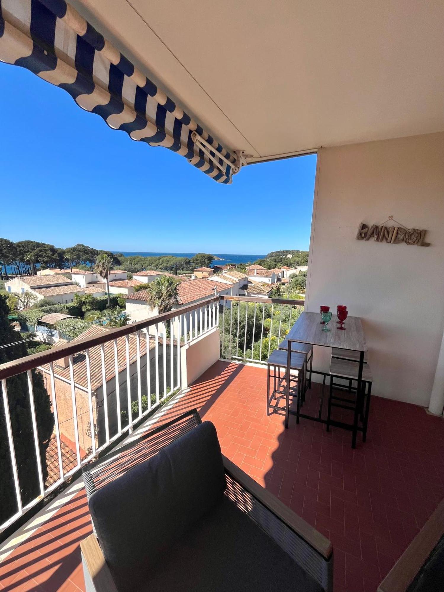 Appartement T3 Terrasse Vue Mer Bandol Eksteriør billede